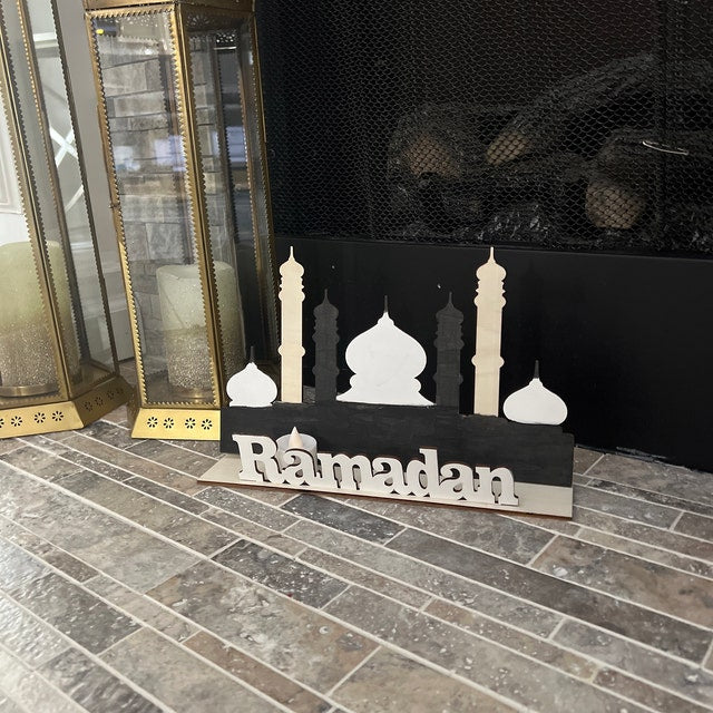 Wood Ramadan Sign | Ramadan Decoration | Ramadan Kids Activity | DIY Ramadan | Wood Ramadan Paint Your Own | Wooden Ramadan Sign | Islamic