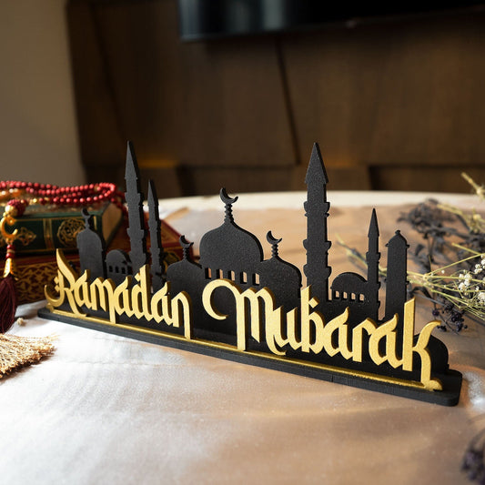 Ramadan Mubarak Islamic Tabletop Decor